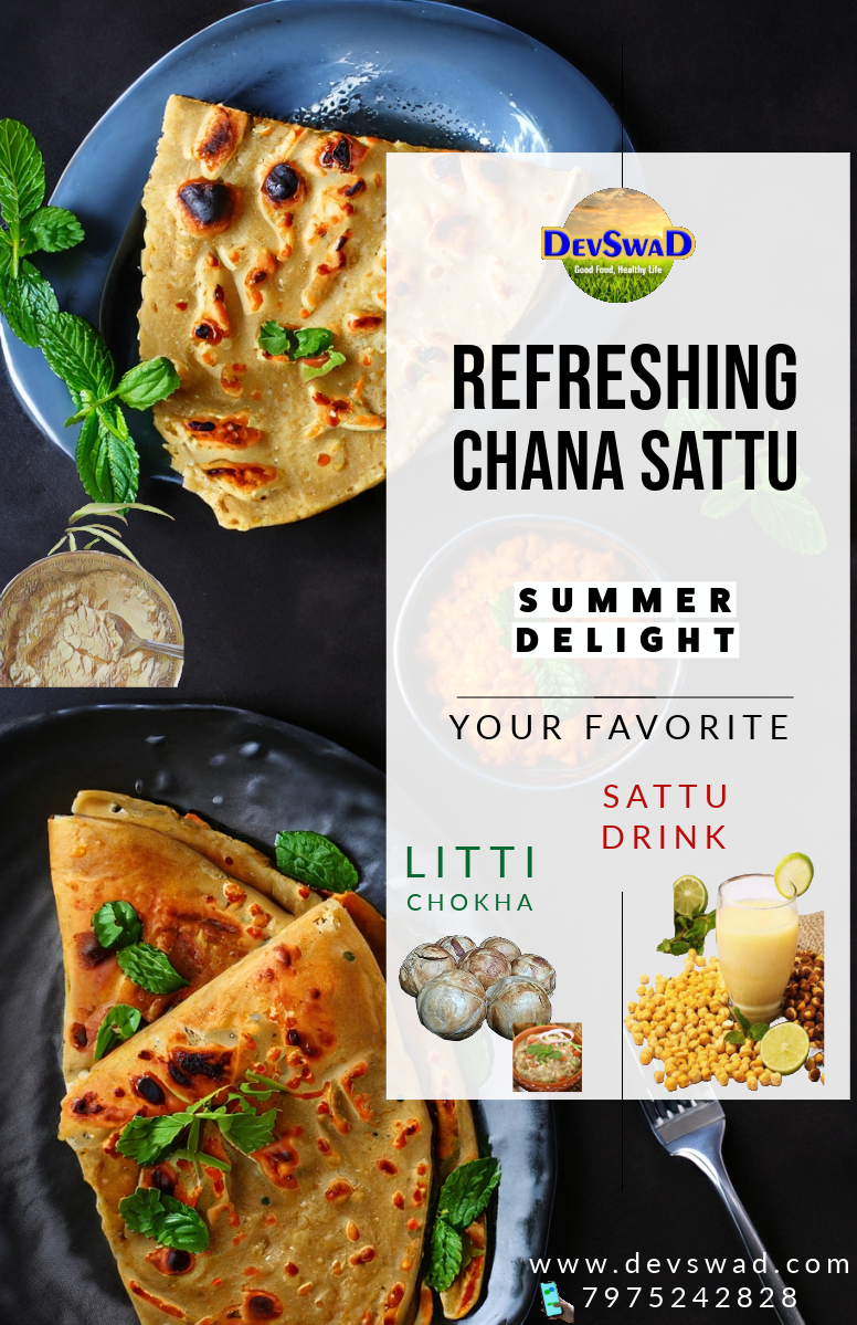 DevSwaD Pure Chana Sattu – Traditional Goodness, Authentic Bihari Taste