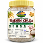 DevSwaD Premium Bhagalpuri Katarni Chuda in Premium Jar (450 g)|Fresh Stock | Hand-Picked | Authentic Taste & Real-Time Packing